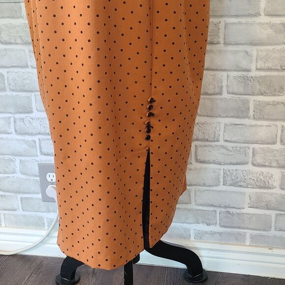 Bettie Page Tatyana Midi Dress Curvy Girl Retro Polka Dot Trad Plus Size 4XL - Picture 9 of 10